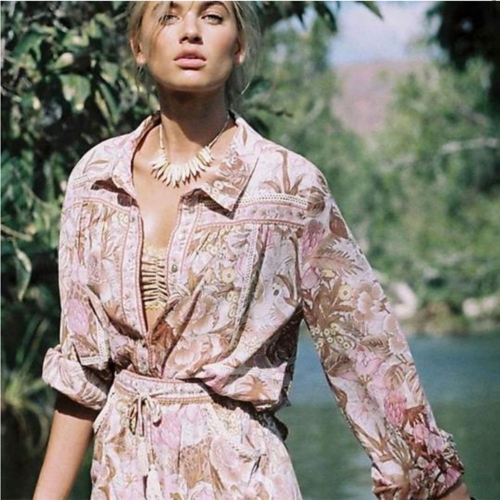 Spell & The Gypsy Blouse Cream Size XXS